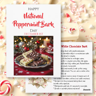 Carte Postale Journée nationale du peppermint bark 1er déc