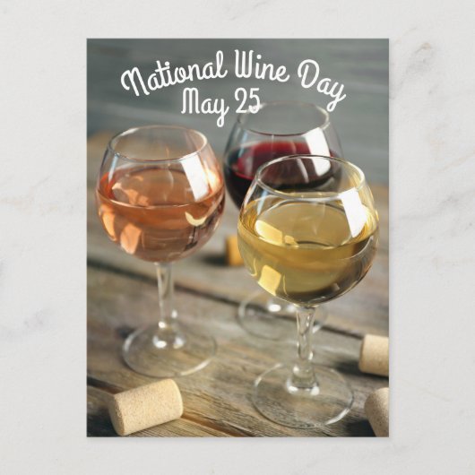 Carte Postale Journée nationale du vin (Devant)