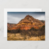 Carte Postale Journée nuageuse sur le parc d'État de Palo Duro C (Devant / Derrière)