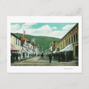 Carte Postale Journée occupée sur la vue de la troisième rue