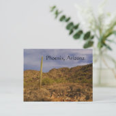 Carte Postale Journée orageuse à Phoenix (Debout devant)