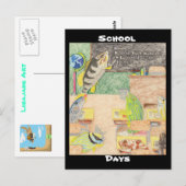 Carte Postale Journées scolaires (Devant / Derrière)