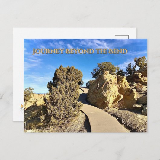 Carte Postale Journey Beyond the Bend (Devant / Derrière)