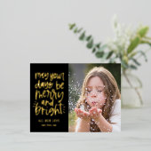 Carte postale Jours brillants - Jours de Noël (Debout devant)