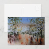 Carte Postale Jours d'automne (Devant / Derrière)