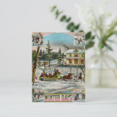 Carte Postale Jours d'hiver (Debout devant)