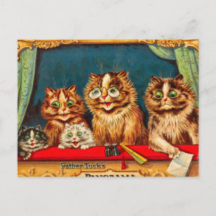 Carte Postale Jours en Catalogne avec Louis Wain par Louis Wain