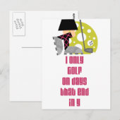 Carte Postale Jours GolfChick (Devant / Derrière)