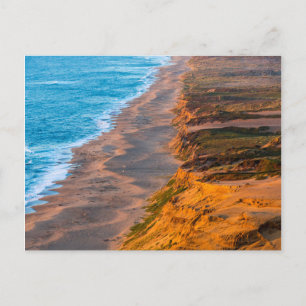 Carte Postale Jours où la dernière lumière frappe le rivage sabl