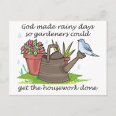 Carte Postale Jours pluvieux (Devant)