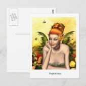 Carte Postale jours tropicaux (Devant / Derrière)