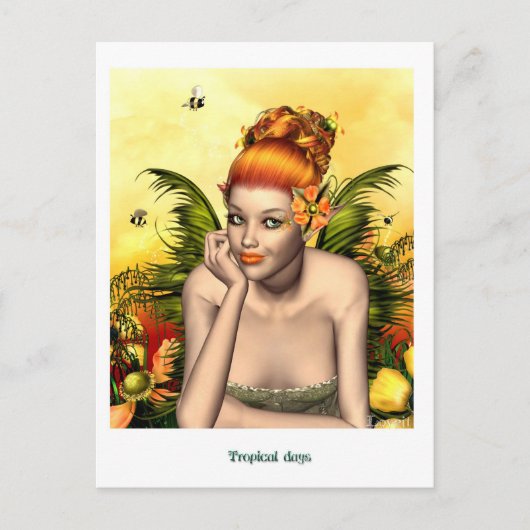 Carte Postale jours tropicaux (Devant)
