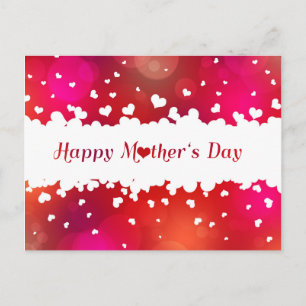 Carte Postale Jovely Happy Mother's Day Hearts