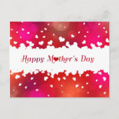 Carte Postale Jovely Happy Mother's Day Hearts (Devant)