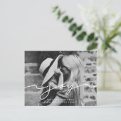 Carte Postale Joy Modern écriture manuscrite photo de vacances (Debout devant)