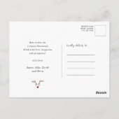Carte Postale JOY Modern Fun Script Photo Collage Whimsical Holi (Dos)