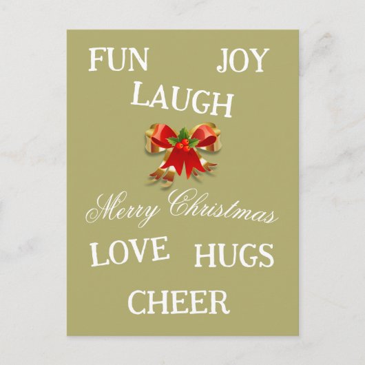 Carte postale Joy of Christmas (Devant)