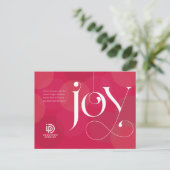 Carte postale Joy Ornament Business Holiday (Debout devant)
