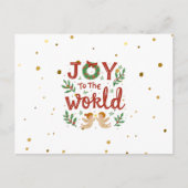 Carte Postale Joy To The World Christmas (Devant)