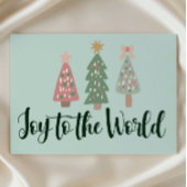 Carte Postale Joy to the World Christmas Post Card