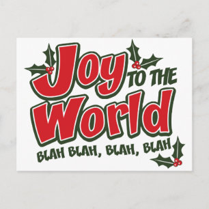 Carte postale Joy World Blah Blah