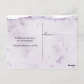 Carte Postale Joyau Rustique Violet Tone Paysage Enregistrer La  (Dos)