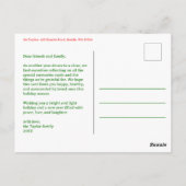 Carte Postale JOYE NOËL En vichy FÊTE PHOTO D'ARCHITECTURE PERSO (Dos)