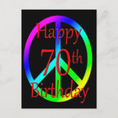 Carte postale Joyeuse 70e anniversaire (Devant)