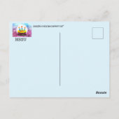 Carte postale Joyeuse Anniversaire (Dos)