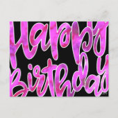 Carte postale Joyeuse Anniversaire (Devant)