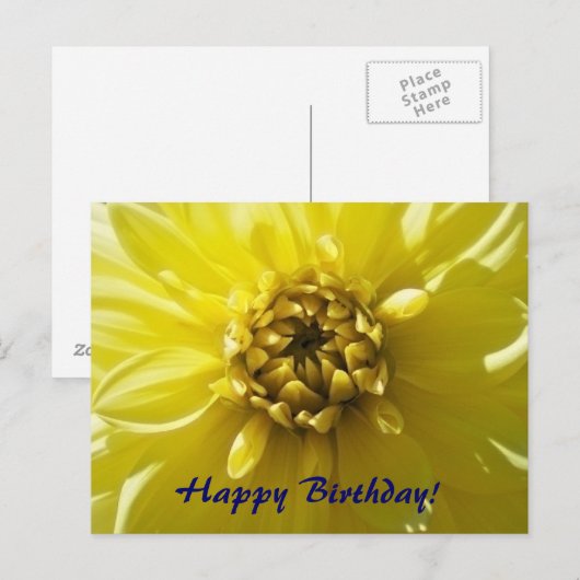 Carte postale Joyeuse Anniversaire (Devant / Derrière)