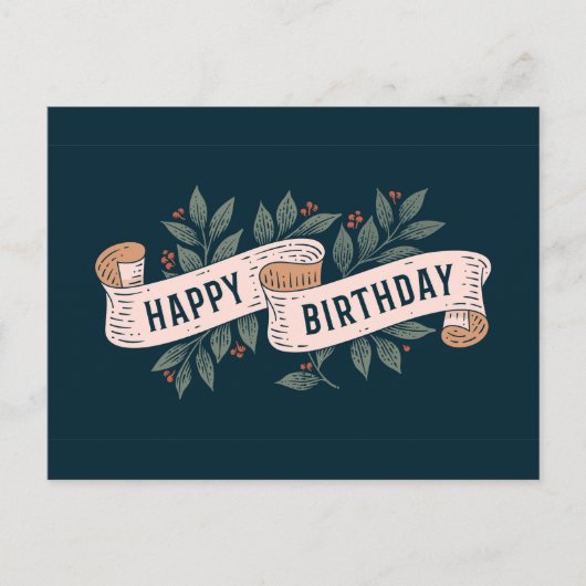 Carte postale Joyeuse Anniversaire (Devant)