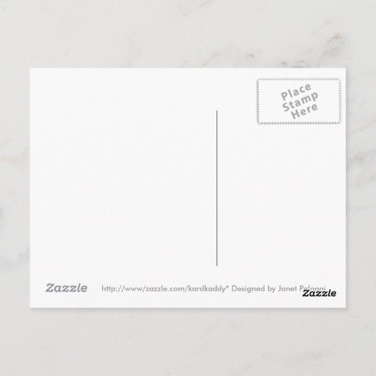 Carte postale Joyeuse Anniversaire (Dos)