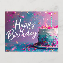 Carte postale Joyeuse Anniversaire