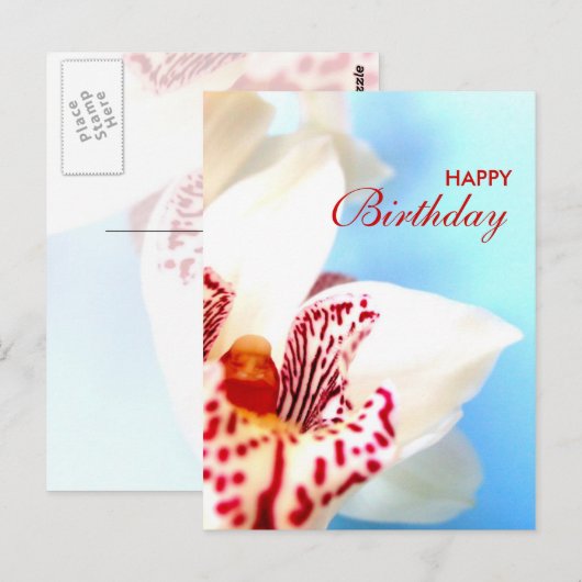 Carte postale Joyeuse Anniversaire (Devant / Derrière)