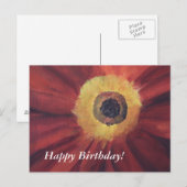 Carte postale Joyeuse Anniversaire (Devant / Derrière)