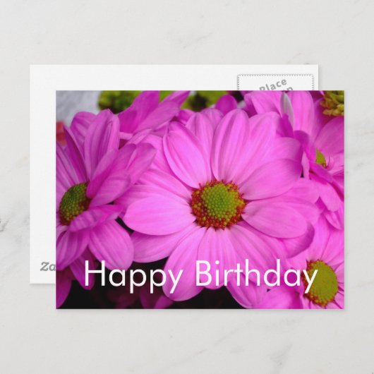 Carte postale Joyeuse Anniversaire (Devant / Derrière)