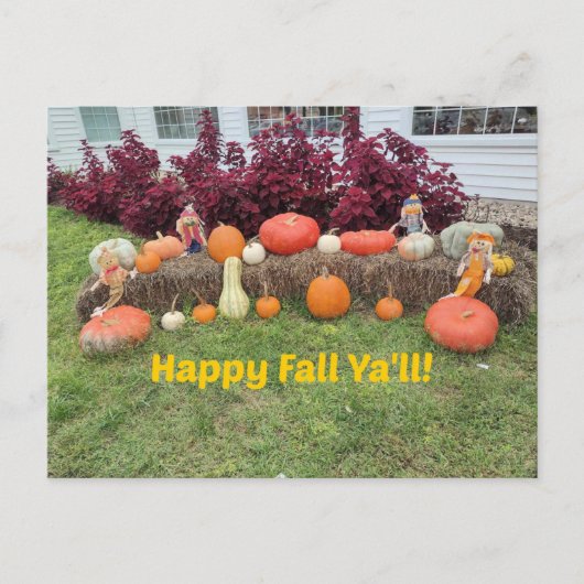 Carte Postale Joyeuse Automne à tous ! (Devant)