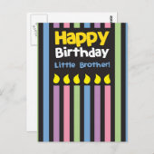 Carte Postale Joyeuse bande de frère anniversaire (Devant / Derrière)