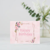 Carte Postale Joyeuse Birthday Card (Debout devant)