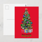 Carte Postale Joyeuse célébration de Noël (Devant / Derrière)