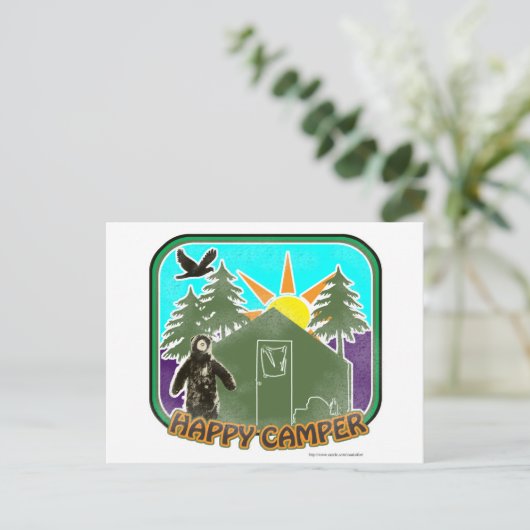 Carte Postale Joyeuse couleur de camper (Debout devant)