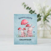 Carte postale Joyeuse de Pâques Grandson (Debout devant)