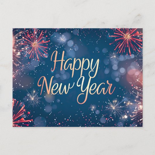 Carte postale Joyeuse du Nouvel An (Devant)