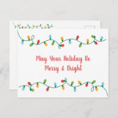 Carte postale Joyeuse et brillante (Devant / Derrière)