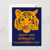 Carte Postale Joyeuse et crue Saint-Valentin (Devant / Derrière)