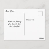 Carte Postale Joyeuse fête de la marmotte   (Dos)