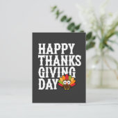 Carte Postale Joyeuse fête de Thanksgiving (Debout devant)