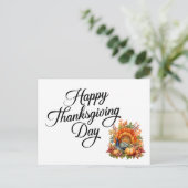 Carte Postale Joyeuse fête de Thanksgiving (Debout devant)