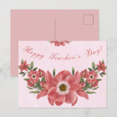 Carte Postale Joyeuse Fête des Enseignants (Devant / Derrière)